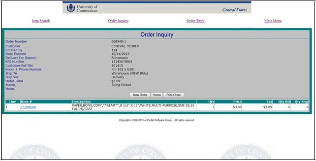 User's Guide | Warehouse - Facilities Operations